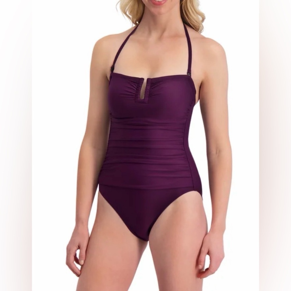 DKNY Sport 1 pc Convertible Strap Swimsuit